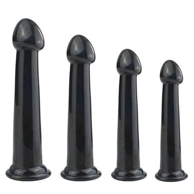 4 ขนาด Butt Plug Trainer Kit G Spot Dildo อวัยวะเพศชาย Dong Prostate Massager