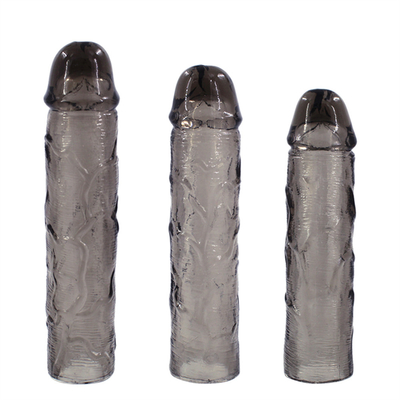 Sex Toy Dildo Extender ถุงยางอนามัยสำหรับผู้ชายขยายอวัยวะเพศชายแขน Cock ซิลิโคนอวัยวะเพศชายที่สมจริง