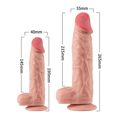ขายร้อน 20 ซม เพศเพศเทียม PVC สําหรับผู้หญิง เพศสัมพันธ์กับถ้วยดูดที่แข็งแรง
