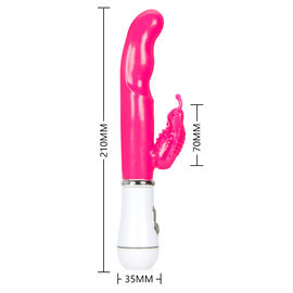 เครื่องสั่นกันน้ำ Double Rod Masturbation Vibrator Rabbit For Women