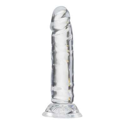 TPE Small Jelly Dildo ดูดถ้วยอวัยวะเพศชายที่สมจริง G Spot Orgasm Anal Plug Sex Toys