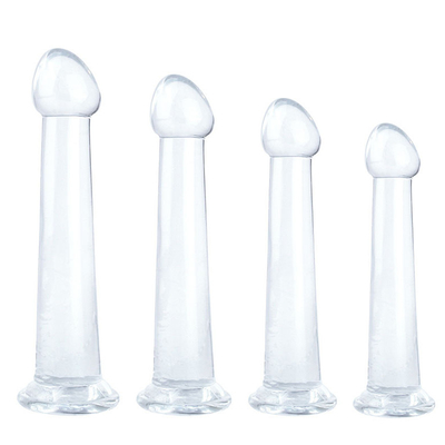 เสียบก้นต่อมลูกหมากช่องคลอด G Spot เซ็กส์ทอยพร้อมฐานถ้วยดูดที่แข็งแกร่ง