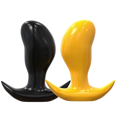 Super Soft Mango Anal Butt Plug, ซิลิโคนเหลวที่ยืดหยุ่นของเล่นทางเพศ Prostate Massager