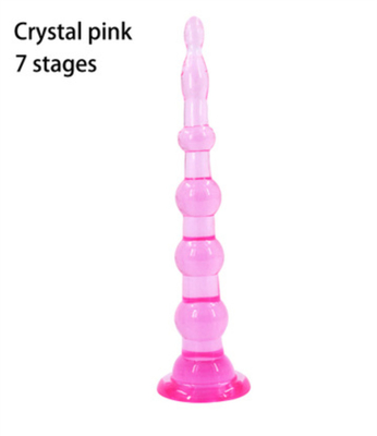 Anal Butt Plug Anal Dildo Anal Trainer ของเล่นลูกปัดทวารหนัก Prostage Massager สำหรับผู้ชายผู้หญิง 6 เม็ดและ 7 เม็ด