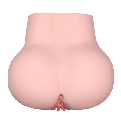 ผู้ชาย Masturbating ซิลิโคนหีสมจริงประดิษฐ์ Big Ass ซิลิโคน Masturbator ผู้หญิงจริงการผลิตช่องคลอด