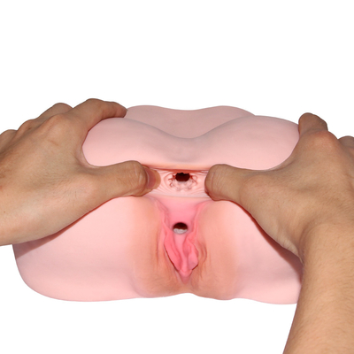 ผู้ชาย Masturbating ซิลิโคนหีสมจริงประดิษฐ์ Big Ass ซิลิโคน Masturbator ผู้หญิงจริงการผลิตช่องคลอด