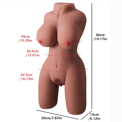 โรงงานขายตุ๊กตาครึ่งตัวชายที่ดีที่สุดลำตัวสมจริงชาย Masturbation Sex Toy สำหรับผู้ชาย