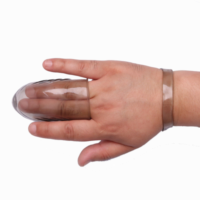 ความแปลกใหม่ของเล่นทางเพศ Finger Sleeve Vibrator RoHS Medical TPE สำหรับผู้หญิง