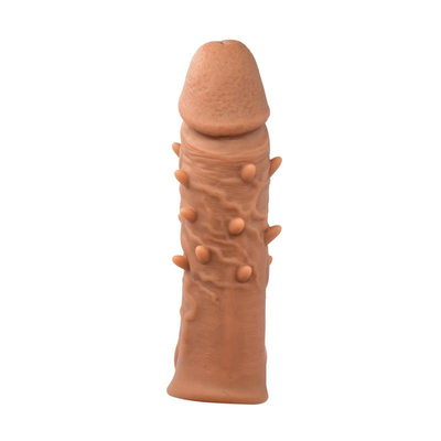 Super Soft อวัยวะเพศชาย Cock Sleeve ซิลิโคน Extender Delay Ejaculation Condom Sleeve