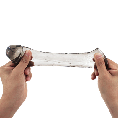 Sex Toy Dildo Extender ถุงยางอนามัยสำหรับผู้ชายขยายอวัยวะเพศชายแขน Cock ซิลิโคนอวัยวะเพศชายที่สมจริง