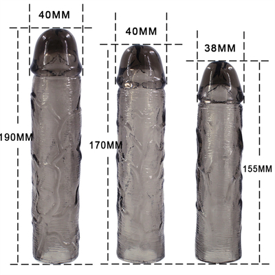 Sex Toy Dildo Extender ถุงยางอนามัยสำหรับผู้ชายขยายอวัยวะเพศชายแขน Cock ซิลิโคนอวัยวะเพศชายที่สมจริง
