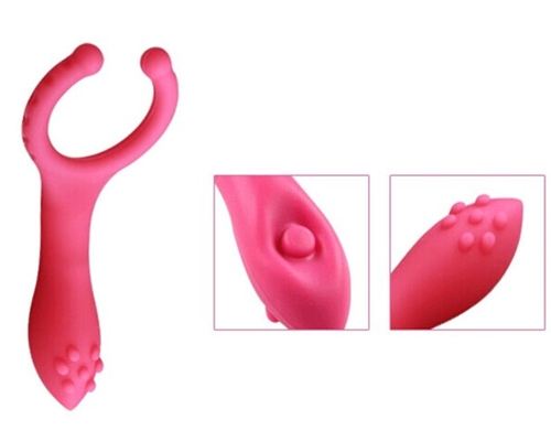 ของเล่นเพศที่สั่นสั่น คลัมป์เต้านมด้วย G Spot Vibrator สําหรับผู้หญิง