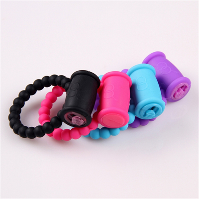 ซิลิโคนไก่แหวน Vibrator สินค้าเพศสําหรับเพศ