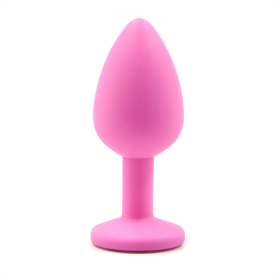 แบบพกพาซิลิโคน Jeweled Chastity Anal Plug ผู้ใหญ่ของเล่น Butt Plug Anal เกย์ผู้ใหญ่ของเล่นสำหรับผู้ชาย