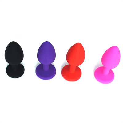 แบบพกพาซิลิโคน Jeweled Chastity Anal Plug ผู้ใหญ่ของเล่น Butt Plug Anal เกย์ผู้ใหญ่ของเล่นสำหรับผู้ชาย