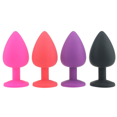 แบบพกพาซิลิโคน Jeweled Chastity Anal Plug ผู้ใหญ่ของเล่น Butt Plug Anal เกย์ผู้ใหญ่ของเล่นสำหรับผู้ชาย