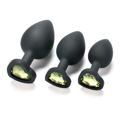 แบบพกพาซิลิโคน Jeweled Chastity Anal Plug ผู้ใหญ่ของเล่น Butt Plug Anal เกย์ผู้ใหญ่ของเล่นสำหรับผู้ชาย