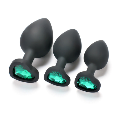 แบบพกพาซิลิโคน Jeweled Chastity Anal Plug ผู้ใหญ่ของเล่น Butt Plug Anal เกย์ผู้ใหญ่ของเล่นสำหรับผู้ชาย