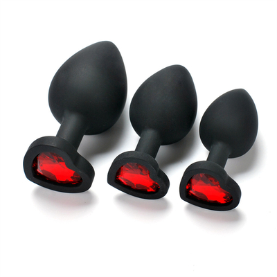 แบบพกพาซิลิโคน Jeweled Chastity Anal Plug ผู้ใหญ่ของเล่น Butt Plug Anal เกย์ผู้ใหญ่ของเล่นสำหรับผู้ชาย