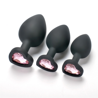 แบบพกพาซิลิโคน Jeweled Chastity Anal Plug ผู้ใหญ่ของเล่น Butt Plug Anal เกย์ผู้ใหญ่ของเล่นสำหรับผู้ชาย