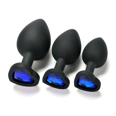 แบบพกพาซิลิโคน Jeweled Chastity Anal Plug ผู้ใหญ่ของเล่น Butt Plug Anal เกย์ผู้ใหญ่ของเล่นสำหรับผู้ชาย