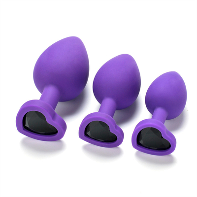 แบบพกพาซิลิโคน Jeweled Chastity Anal Plug ผู้ใหญ่ของเล่น Butt Plug Anal เกย์ผู้ใหญ่ของเล่นสำหรับผู้ชาย