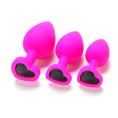 แบบพกพาซิลิโคน Jeweled Chastity Anal Plug ผู้ใหญ่ของเล่น Butt Plug Anal เกย์ผู้ใหญ่ของเล่นสำหรับผู้ชาย