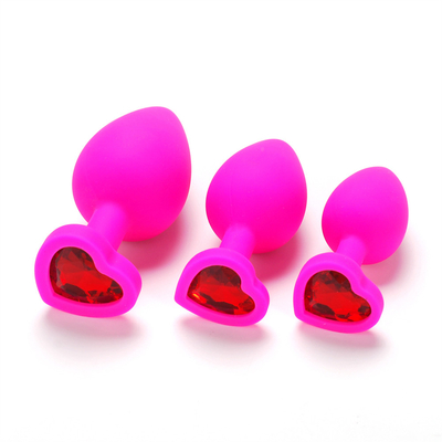 แบบพกพาซิลิโคน Jeweled Chastity Anal Plug ผู้ใหญ่ของเล่น Butt Plug Anal เกย์ผู้ใหญ่ของเล่นสำหรับผู้ชาย