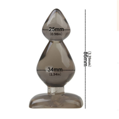 xese ขายร้อนทางการแพทย์ TPE แฮนด์ฟรีของเล่นทางเพศ Anal butt Plug Set สำหรับผู้ใหญ่