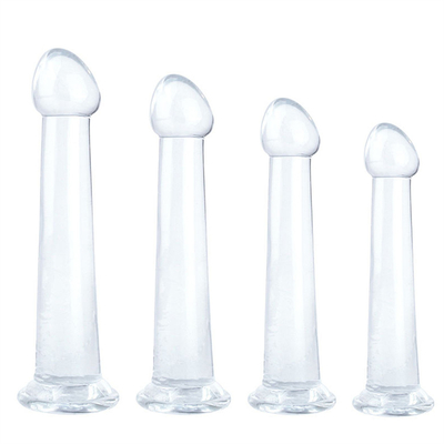 เสียบก้นต่อมลูกหมากช่องคลอด G Spot เซ็กส์ทอยพร้อมฐานถ้วยดูดที่แข็งแกร่ง