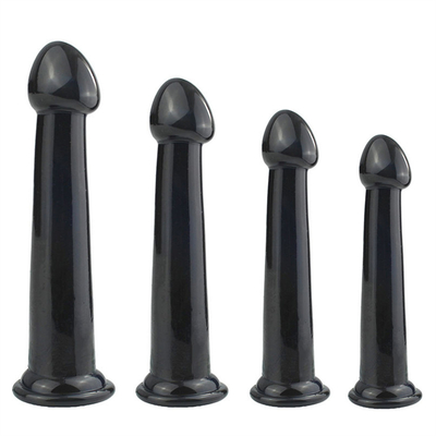 เสียบก้นต่อมลูกหมากช่องคลอด G Spot เซ็กส์ทอยพร้อมฐานถ้วยดูดที่แข็งแกร่ง
