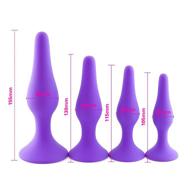 ปลั๊กเสียบก้นซิลิโคนชาย Prostate Massager Butt Plug สำหรับผู้ใหญ่ของเล่นเร้าอารมณ์ Anal