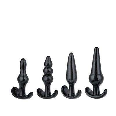 xese ขาย Chastity TPE Sex Toy Anal Plug Set สำหรับผู้หญิง