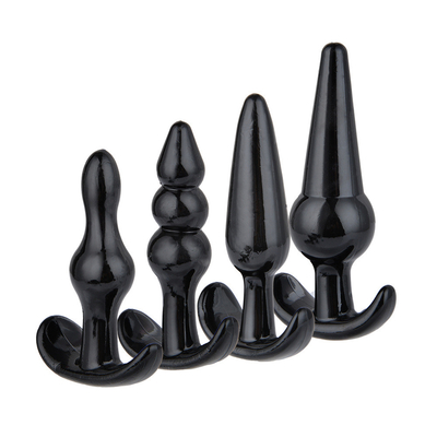 xese ขาย Chastity TPE Sex Toy Anal Plug Set สำหรับผู้หญิง