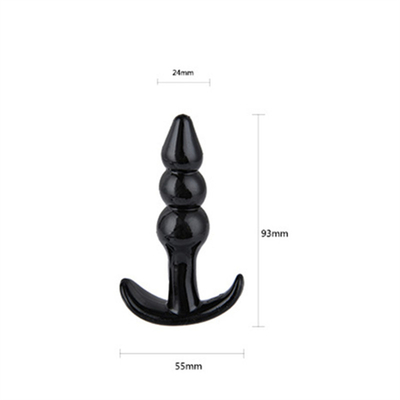xese ขาย Chastity TPE Sex Toy Anal Plug Set สำหรับผู้หญิง