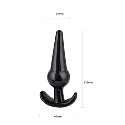 xese ขาย Chastity TPE Sex Toy Anal Plug Set สำหรับผู้หญิง