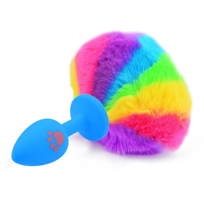 Anal Plug Tail ผลิตภัณฑ์เพศ Masturbation Women's Private Toy ซิลิโคน Anal Plug