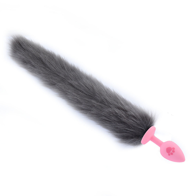 S ขนาด Sexy Fox Tail Butt Anal Plug ซิลิโคน Anal Sex Toys สำหรับผู้หญิงผู้ชาย Online Shop China