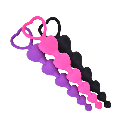 ของเล่นทางเพศทางทวารหนัก Bbutt Plug รูปหัวใจสำหรับผู้ชาย