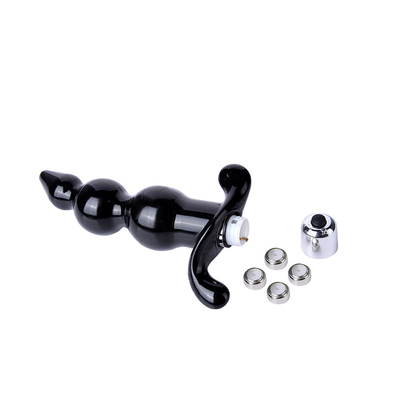 ลูกปัดก้นสั่นนุ่มนวดต่อมลูกหมากเสียบก้นของเล่นผู้ใหญ่ทางทวารหนักสำหรับผู้หญิง