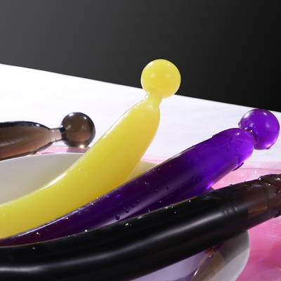 ขายร้อนผลไม้ผักคริสตัล Dildos Anal Plug ช่องคลอด Clitoris Massager ของเล่นสำหรับหญิง Masturbation