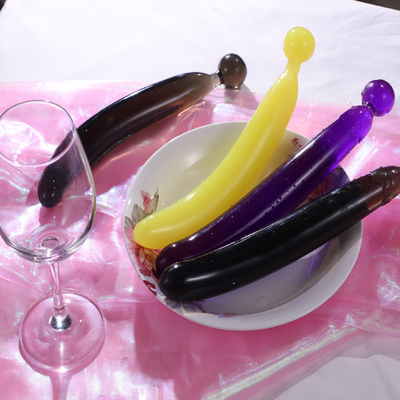 ขายร้อนผลไม้ผักคริสตัล Dildos Anal Plug ช่องคลอด Clitoris Massager ของเล่นสำหรับหญิง Masturbation