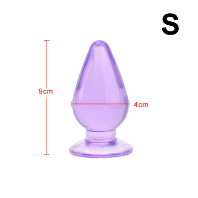 ของเล่นทางเพศทางทวารหนักขนาดใหญ่ G-point Clitoris Flirting Butt Plug นวดต่อมลูกหมาก Anus สำหรับเกม Sex Play