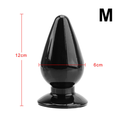 ของเล่นทางเพศทางทวารหนักขนาดใหญ่ G-point Clitoris Flirting Butt Plug นวดต่อมลูกหมาก Anus สำหรับเกม Sex Play