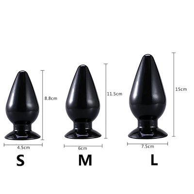 ของเล่นทางเพศทางทวารหนักขนาดใหญ่ G-point Clitoris Flirting Butt Plug นวดต่อมลูกหมาก Anus สำหรับเกม Sex Play