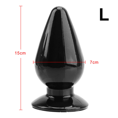 ของเล่นทางเพศทางทวารหนักขนาดใหญ่ G-point Clitoris Flirting Butt Plug นวดต่อมลูกหมาก Anus สำหรับเกม Sex Play