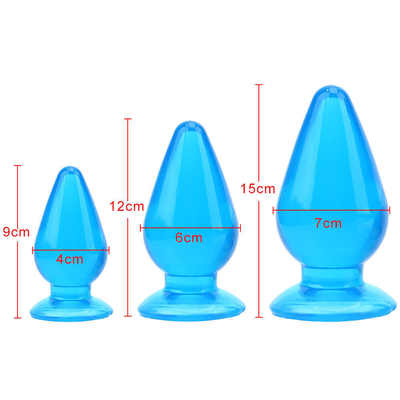 ของเล่นทางเพศทางทวารหนักขนาดใหญ่ G-point Clitoris Flirting Butt Plug นวดต่อมลูกหมาก Anus สำหรับเกม Sex Play