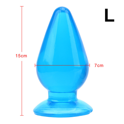 ของเล่นทางเพศทางทวารหนักขนาดใหญ่ G-point Clitoris Flirting Butt Plug นวดต่อมลูกหมาก Anus สำหรับเกม Sex Play