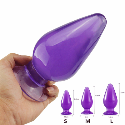 ของเล่นทางเพศทางทวารหนักขนาดใหญ่ G-point Clitoris Flirting Butt Plug นวดต่อมลูกหมาก Anus สำหรับเกม Sex Play