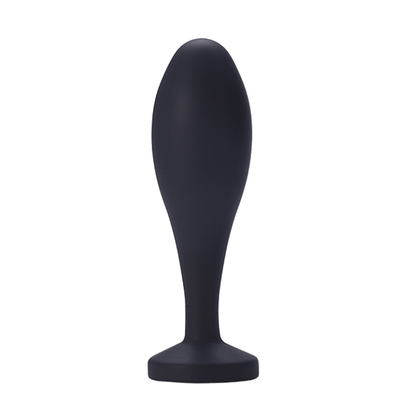 Drop Shipping ซิลิโคน Anal Sex ของเล่น Water Drop Design สีดำ Anal Massager Butt Plug Anal Plug Set
